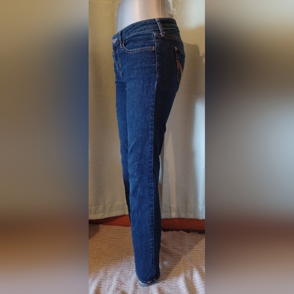 🍒 Hollister Straight Leg Denim Stretch Jeans Low-rise - Picture 3 of 6